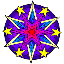 Lorsque la musique arrête, les enfants doivent rapidement s'assoir sur une image. Coloriage Mandala A Imprimer