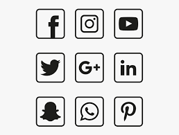 The best selection of royalty free transparent social media icons vector art, graphics and stock illustrations. Black Transparent Social Media Logos Hd Png Download Kindpng