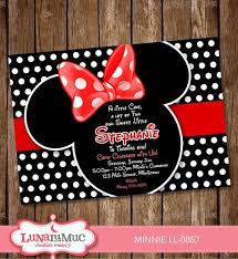 Download free minnie mouse clipart and use any clip art,coloring,png graphics in your website, document or presentation. Minnie Mouse Invitation Red Black White Card Party Invitation Birthday Card Polka D Minnie Mouse Invitations Minnie Mouse Birthday Party Minnie Mouse Birthday
