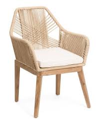 Rope Crossweave Arm Chair Home T J Maxx Wooden Armchair Beautiful Bedroom Inspiration Armchair