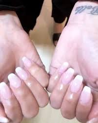 Pink & white set of dip. What Is A Full Set Manicure At A Nail Salon Quora