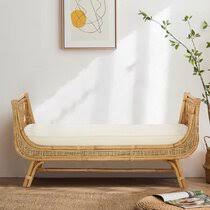 Fits width of full size bed. Bedroom Wicker Rattan Benches You Ll Love In 2021 Wayfair