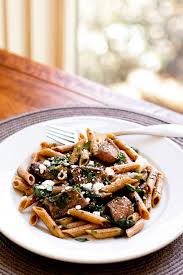 Pasta With Steak And Spinach Recipe Steak Pasta Delicious Beef Recipe Pasta