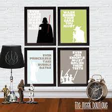 It will look great on the kitchen counter and get her to bake more often. Instant Download Star Wars Bathroom Art Set Of By Themeekboutique Star Wars Bathroom Decor Star Wars Bathroom Bathroom Art Printables