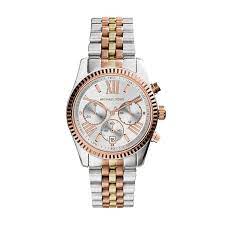 michael kors women s lexington triology watch rose gold silver yellow gold one size watches women michael kors michael kors watch rose gold watches