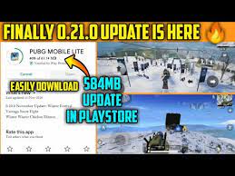Pubg Mobile Lite 0 21 0 Update Is Here How To Update Pubg Lite 0 21 0 Version From Playstore Youtube