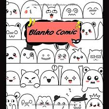 Blanko Comic Comic Heft Mit Uber 40 Verschiedenen Action Vorlagen Zum Zeichnen Des Eigenen Comics Quadratisches Format 8 5 X 8 5 Comicbuch Motiv Cute Kawaii Monsters Manga Style Amazon Ca Comic Blanko Books