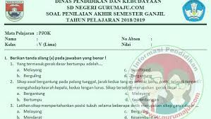 We did not find results for: Soal Uas Pas Pjok Kelas 5 Semester 2 K13 Revisi 2018 Guru Maju