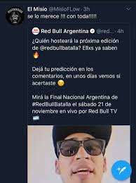 MISIONERO NO SERÁ EL HOST DE RED BULL ARGENTINA 🇦🇷!! Red Bull público un  video con la participación de diferentes host de Red Bull: Serko Fu, Cayu,  Queen Mary, etc, dando la
