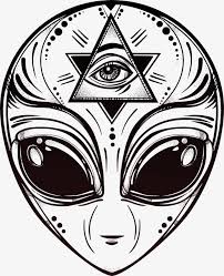 Pintado A Mano De Los Extranjeros Pintado A Mano Vector Alien Png Y Psd Para Descargar Gratis Pngtree Alien Drawings Alien Art Alien Tattoo