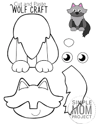 There are plenty of points being openly showcased and distributed for free on the net, including printable. Free Printable Wolf Craft With Free Wolf Template