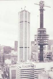Centrepoint Tower In Sydney Under Construction In 1977 Sydney City Australia History New South Wales