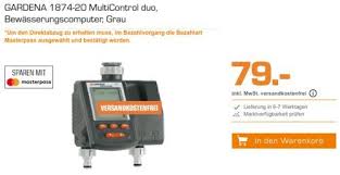 Gardena 1874 20 Bewasserungscomputer Multicontrol Duo Bewasserungscomputer Haus Und Garten Bewasserung