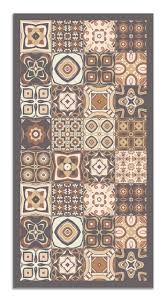 Maybe you would like to learn more about one of these? Panorama Vinyl Rug Printed With Vintage Tiles Design In Brown Colour 16 X 31 Inches Kitchen Carpet Anti Slip Flame Retardant Living Room Rug Xxl Rugs Pvc Rugs Buy