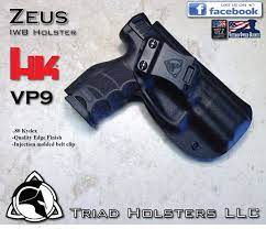 Kydex Holster Hk Vp9 Zeus Iwb Inside The Waistband Holster Kydex Holster Kydex