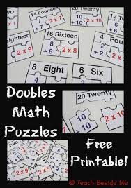 Don't be fooled by it's simple presentation and, most importantly, don't. Doubles Math Puzzle Printable Doubles Math Maths Puzzles Fun Math