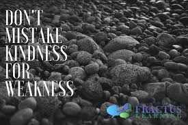 Don't take my kindness for weakness don't take my kindness for weakness don't take my kindness for weakness don't take my kindness for weakness je suis bon, mais pas in this track, tony gives a friendly warning explicit in the first line of lyrics: Don T Confuse My Kindness With Weakness Fractus Learning