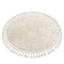Ein runder teppich passt nicht nur ins wohnzimmer zu sofa und couchtisch. Teppich Berber 9000 Kreis Sahne Franse Berber Kaufland De