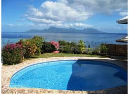 Te Tavake Villa In Tahiti Great Pool Villa Rental With View On Moorea Island And Marina Family Home For Rent Http Moorea Island Renting A House Villa Rental