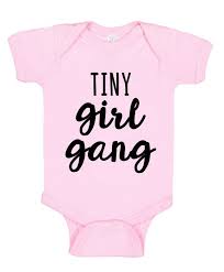 Tiny Girl Gang Onesie Girl Gang Bodysuit Etsy In 2020 Tiny Girl Girl Onesies Girl Gang