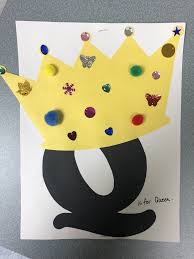 Q Is For Queen I Did This Project With My 1 And 2 Year Old Art Classes Letter A Crafts Alphabet Crafts Me Preschool Theme