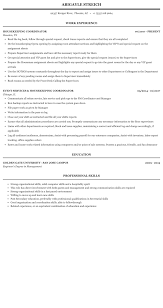 Check spelling or type a new query. Housekeeping Coordinator Resume Sample Mintresume