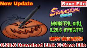 It is recommended to save the unmodded game while the main city map is being displayed, close the game, and then install the mod and load the save. New Update Monster Girl Download Link V0 20 7 Save File Summertime Saga Starsip Gamer Youtube