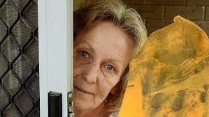 Caught in dust cloud