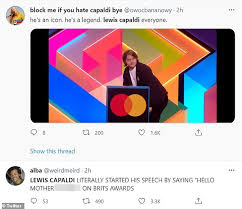 It opens the door to exciting programmes and series for its users. Brit Awards 2021 Lewis Capaldi Leaves Fans In Hysterics As Expletive Laden Speech Is Censored Aktuelle Boulevard Nachrichten Und Fotogalerien Zu Stars Sternchen