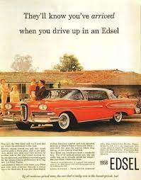 1958 Edsel My Grandpa Had One Of These It Was Green And Big Cars Amerikanische Oldtimer Oldtimer Autos