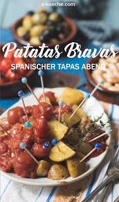 Genial Einfacher Tapas Abend Frutti Di Mare Patatas Bravas Salzmandel Tapas Spanische Tapas Tapas Rezepte