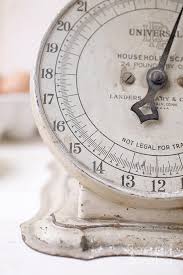 Small vintage kitchen scale gray. Vintage Kitchen Scale Photograph By Edward Fielding