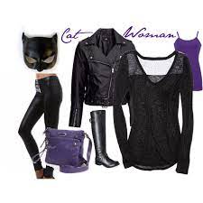 Cat Woman Winter Casual Cosplay Cat Woman Costume Catwoman Cosplay