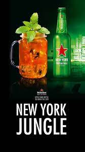 New York Jungle Cocktail Beer Heineken Android Wallpaper Bier