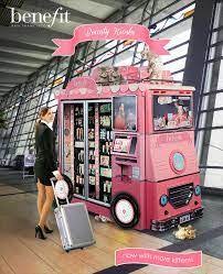 Benefit Cosmetics Vending Machine Disruptiveretail Vending Machine Design Vending Machine Fashion Window Display