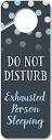 Amazon.com: Graphics and More Do Not Disturb Exhausted Person ...