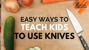 Hombae kids knife set is a good knife set for beginners and would be ideal to mentor kids about kitchen safety. Cooking Class Easy Way To Teach Kids To Use Knives From Kids Cook Real Food Youtube