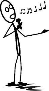 Singing Stick Figure Stick Figures Figure Music Stick Figure Drawing