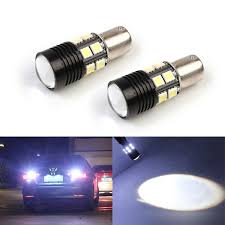 2x Cree 7w 1156 Led Bulbs 5050 Smd Back Up Reverse Light Xenon White Projector Ebay