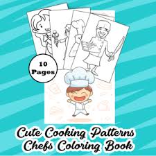 Cute kids chef on white background children cooking kitchen children cooking lesson coloring page. Cooking Coloring Pages Worksheets Teaching Resources Tpt
