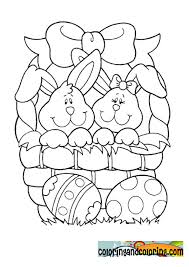 Download A Duck And The Easter Bunny Coloring Pages Coloring Home