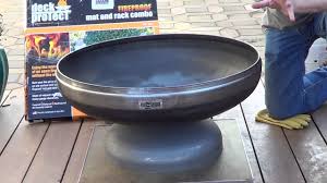 Fire pit on composite deck. Protect A Composite Deck From A Fire Pit Youtube