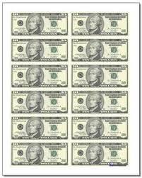 Printable Play Money