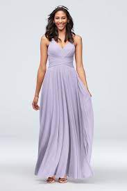 Spaghetti Strap Mesh Cross Waist Bridesmaid Dress Style F2 In 2021 Spaghetti Strap Bridesmaids Dresses Davids Bridal Bridesmaid Dresses Dusty Purple Bridesmaid Dresses