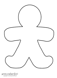 You will love these gingerbread coloring sheets that help you celebrate the holidays in december. Template Gingerbread Man Coloring Page Christmas Kindergarten Preschool Christmas