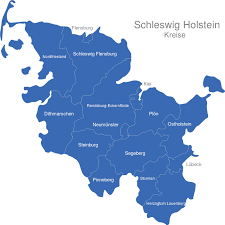 Von strandurlaub, fahrradfahren mit der familie, wattwandern an der nordsee bishin zu. Schleswig Holstein Kreise Interaktive Landkarte Image Maps De