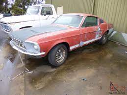 1967 fastback mustang running project with a 289 motor, automatic transmission, stock front disk brakes, it runs, drives, and stops. 1967 Mustang Fastback S Code 390 Big Block Four Speed Project Car
