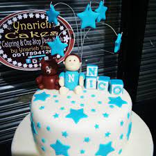 2 tier & single tier christening. 1 Layer Fondant Ynarich Cakes Catering Party Needs Facebook