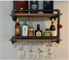 We did not find results for: Amazon Com Ruyee 2 Tiers Industrial Wine Racks Wall Mounted With 4 Stem Glass Holder 24in Wall Mount Shelf Rack Bottle Holder Black Rustic Metal Hanging Wine Holder Pipe Shelves For Living Room Kitchen
