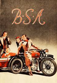 B S A 1936 Bike Poster Vintage Motorcycle Posters Motorcycle Artwork